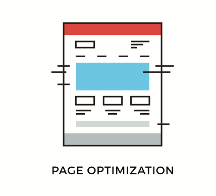 Page optimization, important for local marketing because you want to rank high in your local listings.